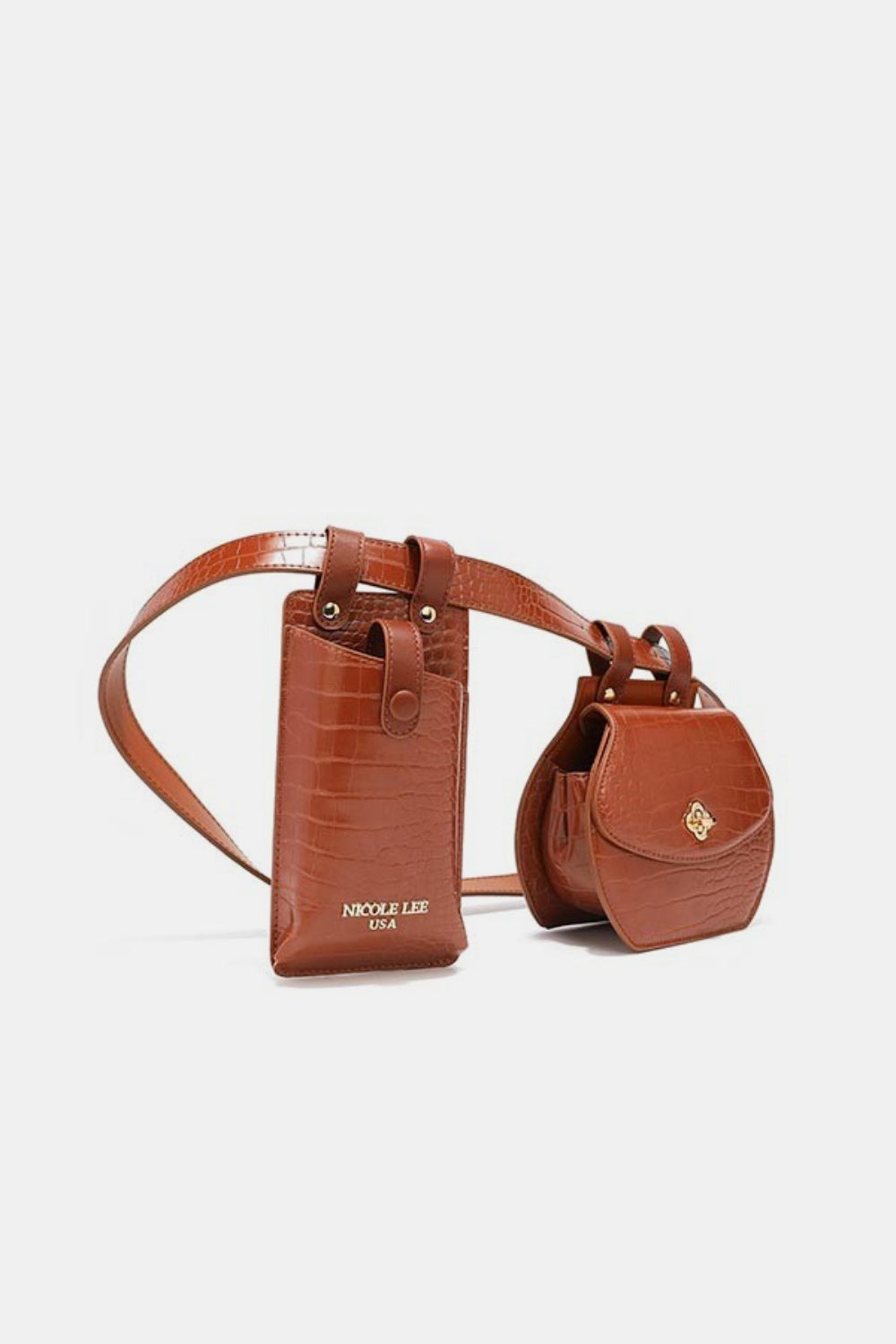 Nicole Lee USA 2 Piece Texture Belt Bag - The Goddess Galleries