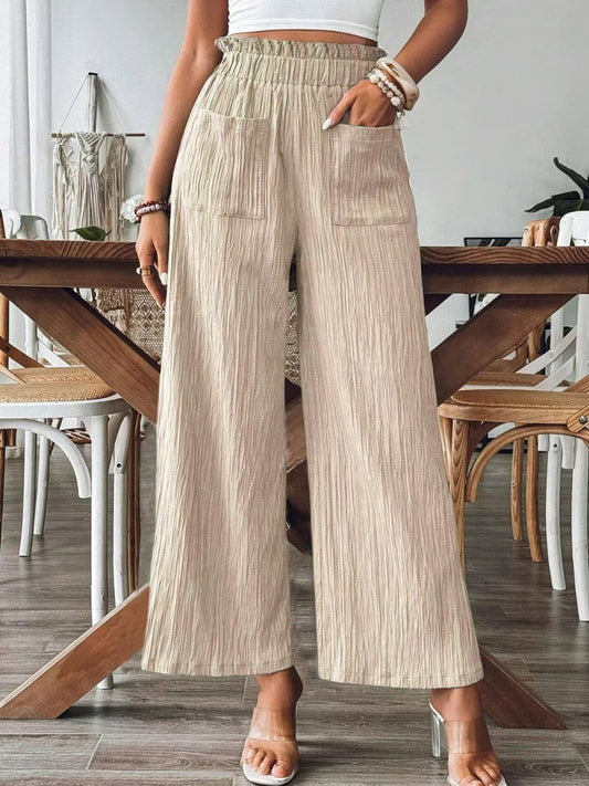 High Waist Wide Leg Pants - The Goddess Galleries