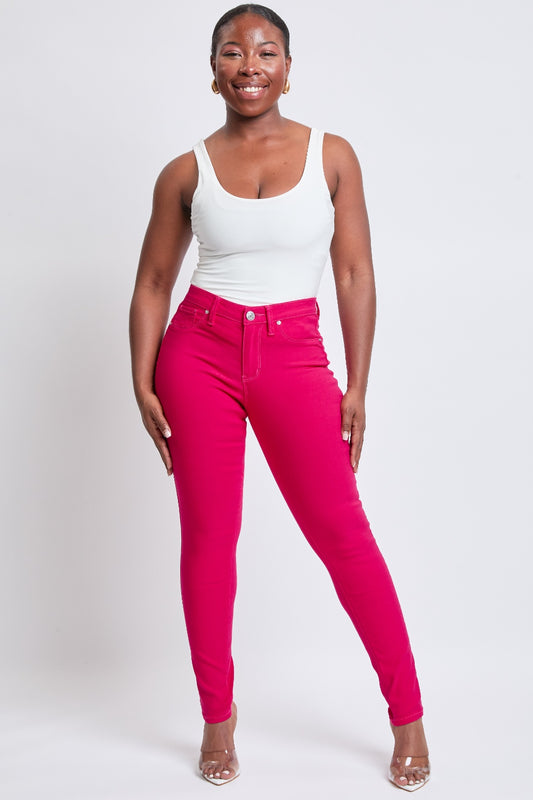 YMI Jeanswear Hyperstretch Mid-Rise Skinny Jeans - The Goddess Galleries