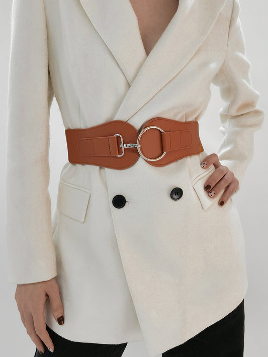 PU Elastic Wide Belt - The Goddess Galleries