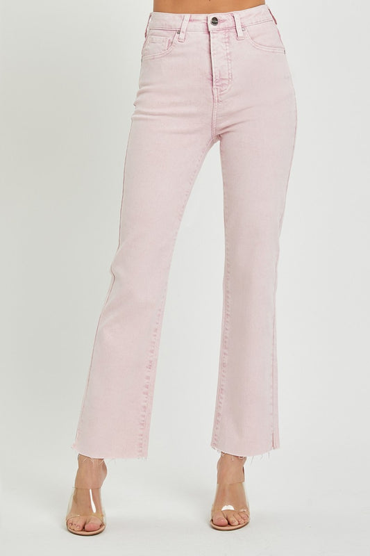 RISEN Full Size High Rise Tummy Control Straight Jeans - The Goddess Galleries