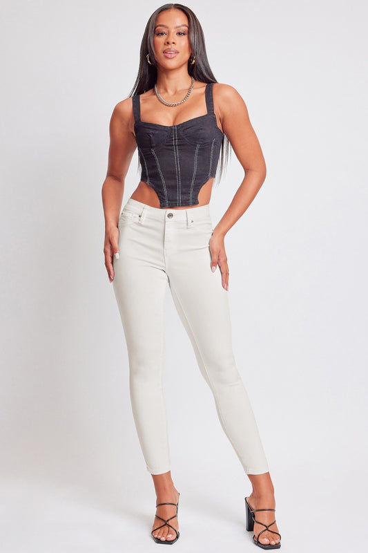 YMI Jeanswear Hyperstretch Mid-Rise Skinny Jeans - The Goddess Galleries