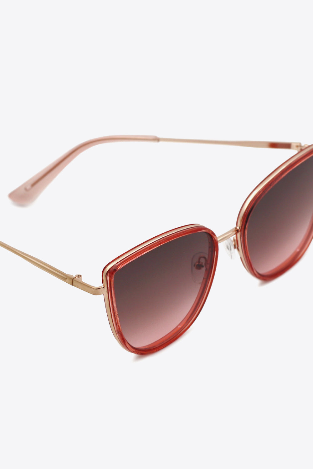 Full Rim Metal-Plastic Hybrid Frame Sunglasses - The Goddess Galleries