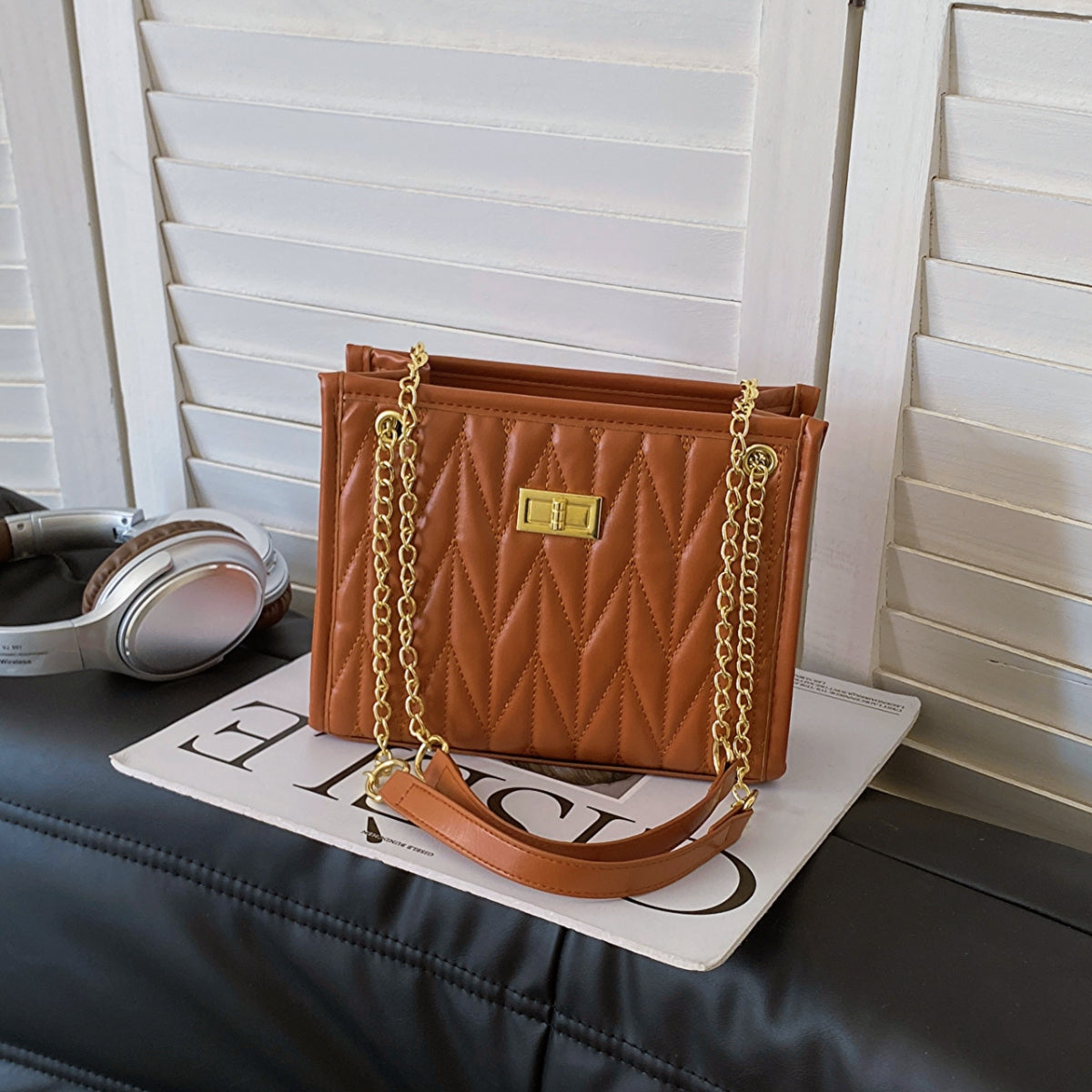 PU Leather Crossbody Bag - The Goddess Galleries