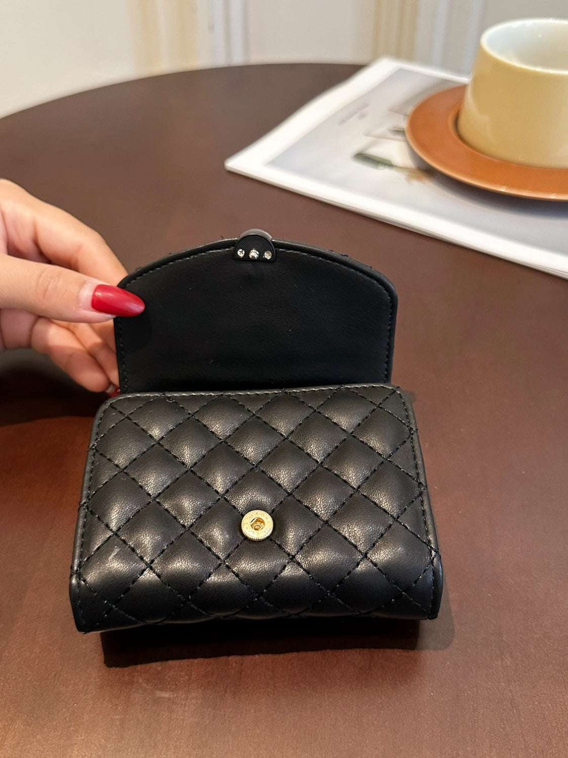 PU Leather Solid Color Wallet - The Goddess Galleries