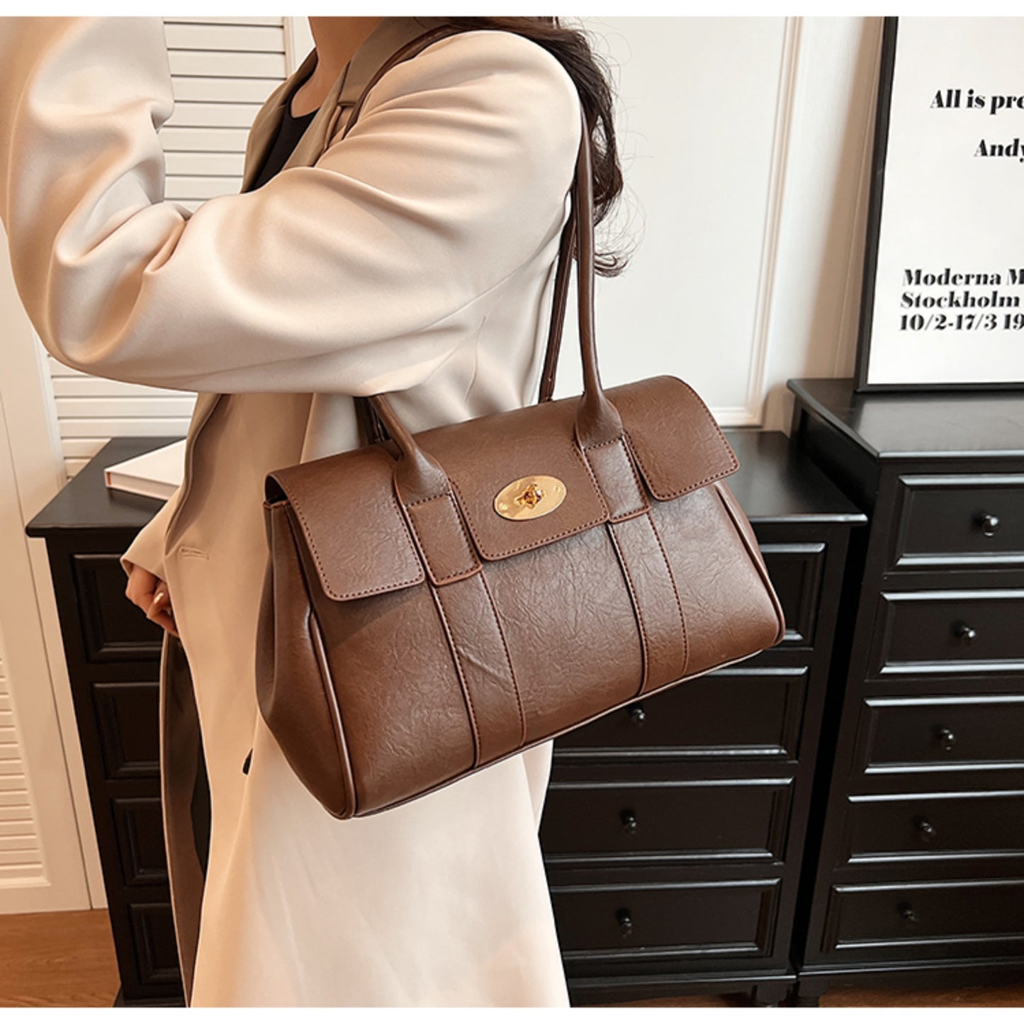 PU Leather Shoulder Bag - The Goddess Galleries