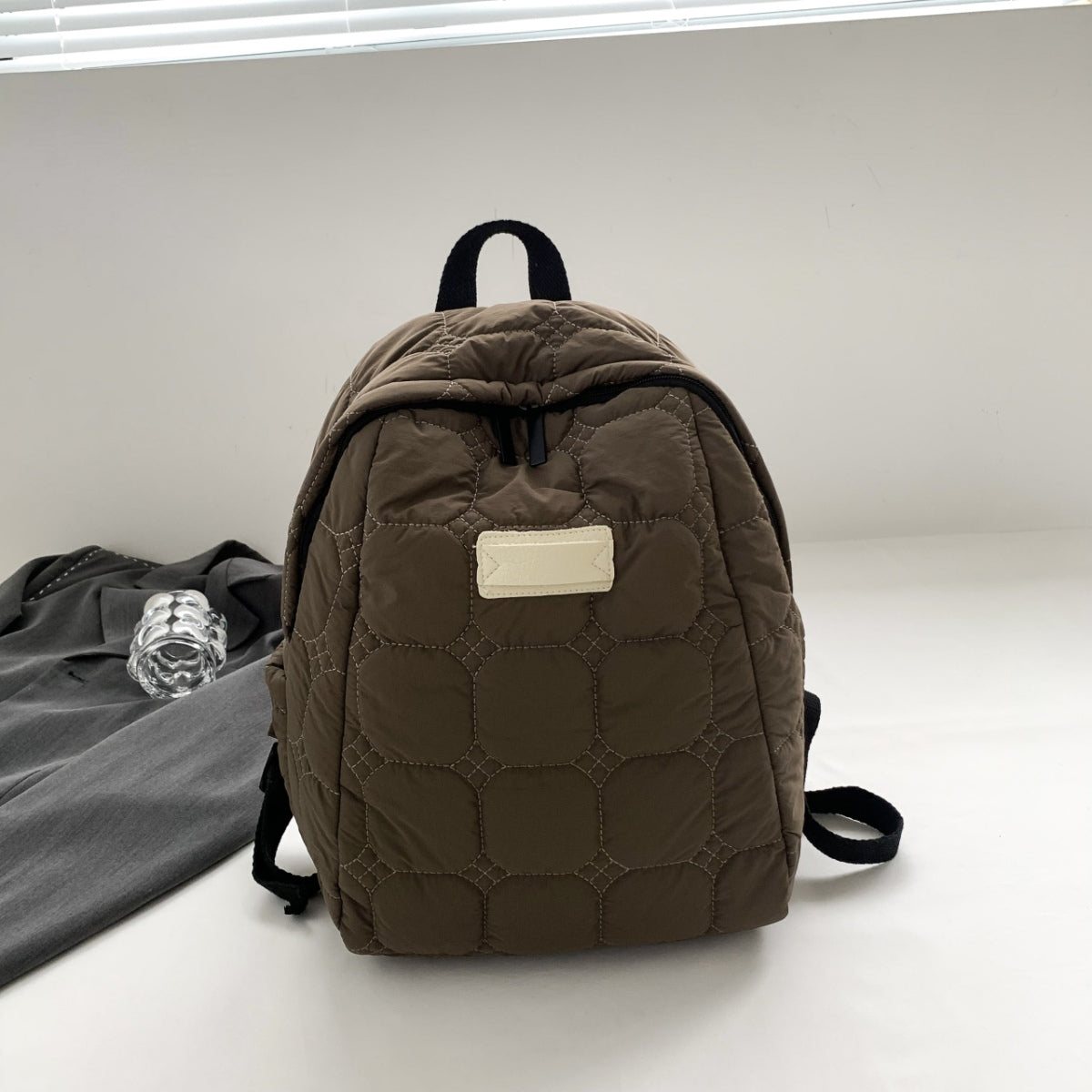 Quilted Polyester Backpack Bag - The Goddess Galleries