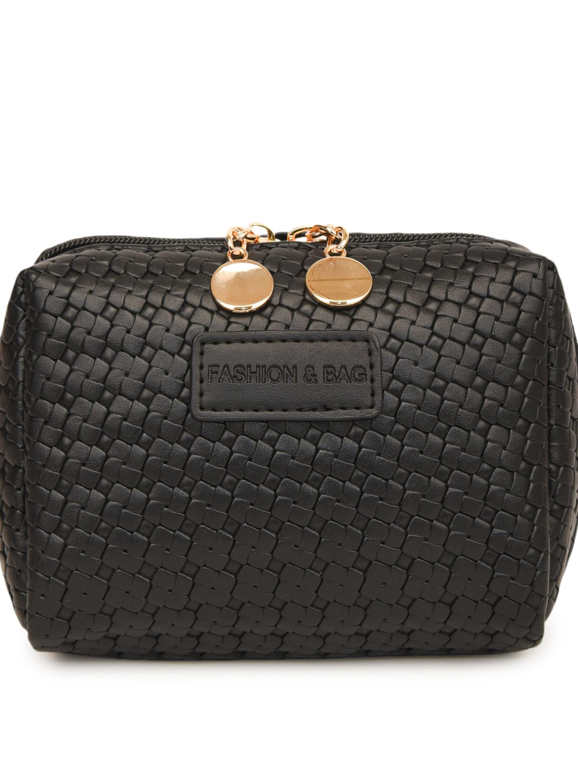 PU Leather Woven Clutch - The Goddess Galleries