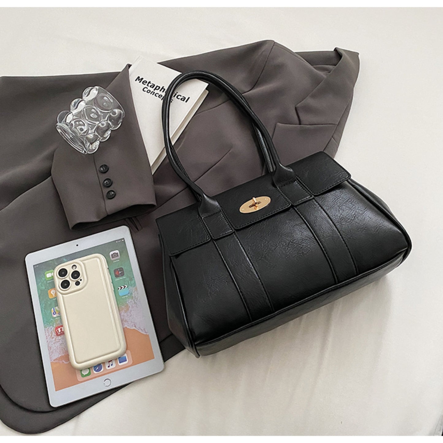 PU Leather Shoulder Bag - The Goddess Galleries