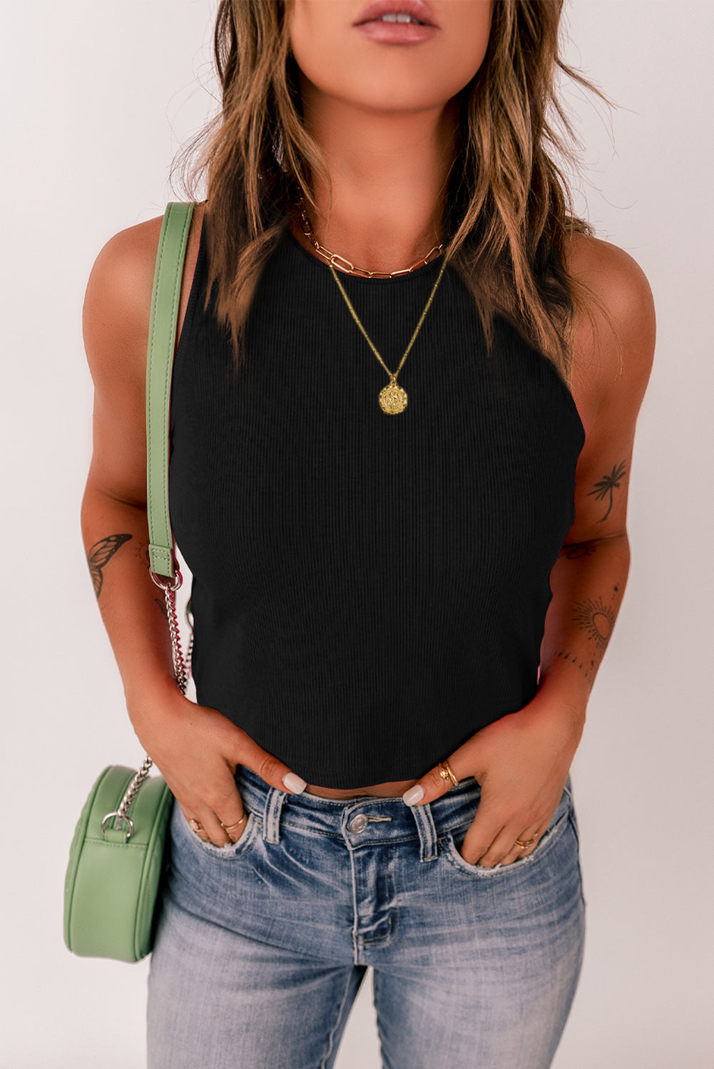 Round Neck Tank Top - The Goddess Galleries