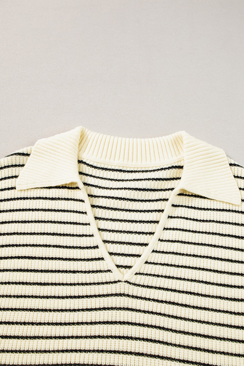 Striped Collared Neck Tank - The Goddess Galleries